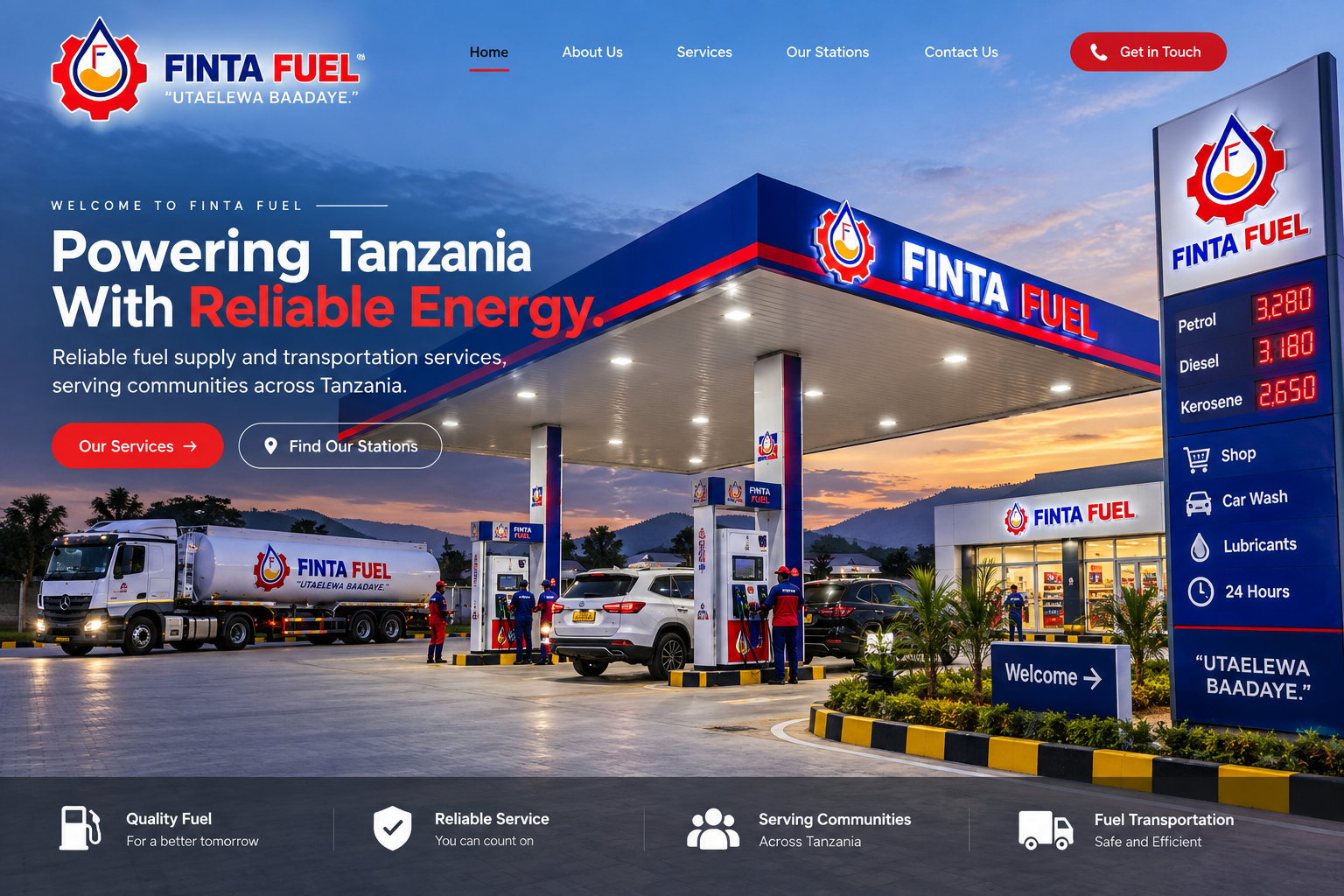 FINTA FUEL Station